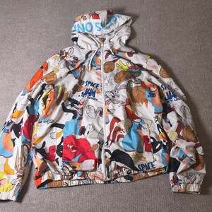 Members Only Space Jam A New Legacy Looney Tunes Hooded Windbreaker 0257